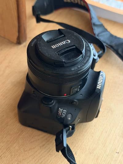Canon 200D with 50 mm STM lens