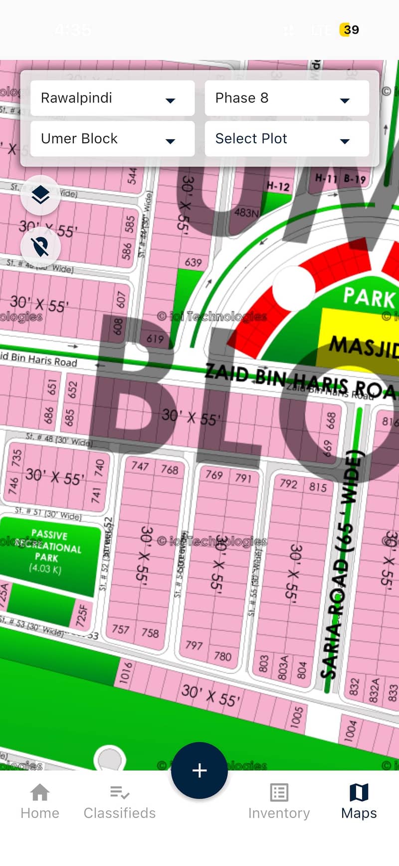 Umer block plot 1015 for sale 3
