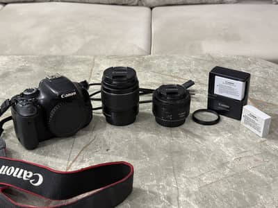 Canon 600D with 2 Lens - Professional DSLR