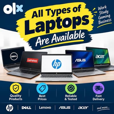 All types of laptops