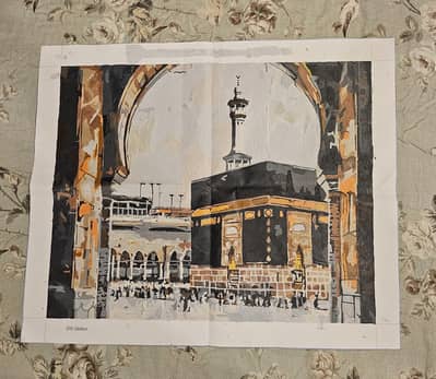 khanna kabba painting with frame