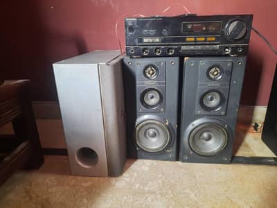 Technics SU-D5000 Amplifier Pioneer speaker Sony SS-WS10