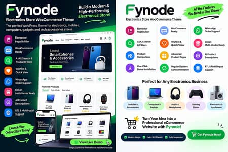 Premium Electronics Store Website Theme