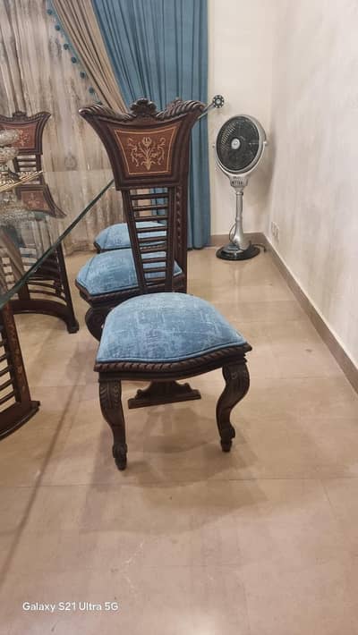 8-Seater Solid Sheesham Wood Dining Set