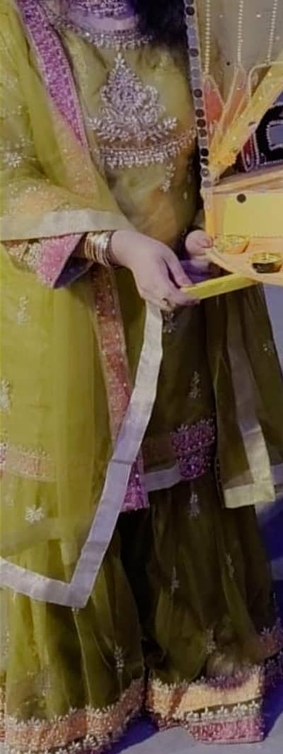 beautiful kurta sharara  3 piece Excillent condition