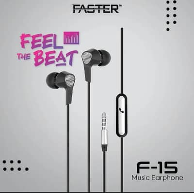 Faster F15 Universal Earphones with Mic