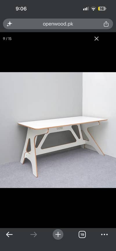 Custom Computer / Gaming XL Table – White