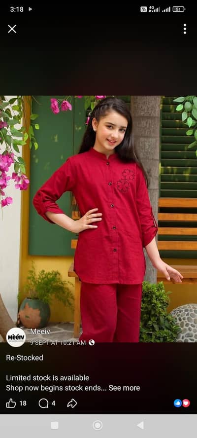 Red dress cotton short shirt