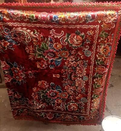 Irani new carpet with two flour cousions for sale