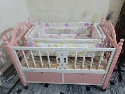 3in1 Kids Bed, Swing cart and Storage with Mattress
