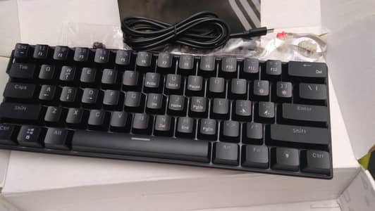 AJAZZ NK61 Hot Swappapable mechanical keyboard with extra switches
