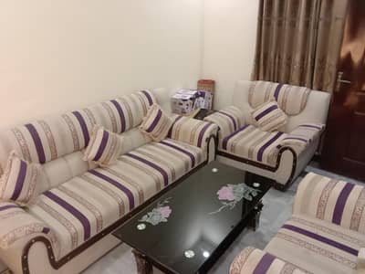 sofa set (5 seater sofa along with table)