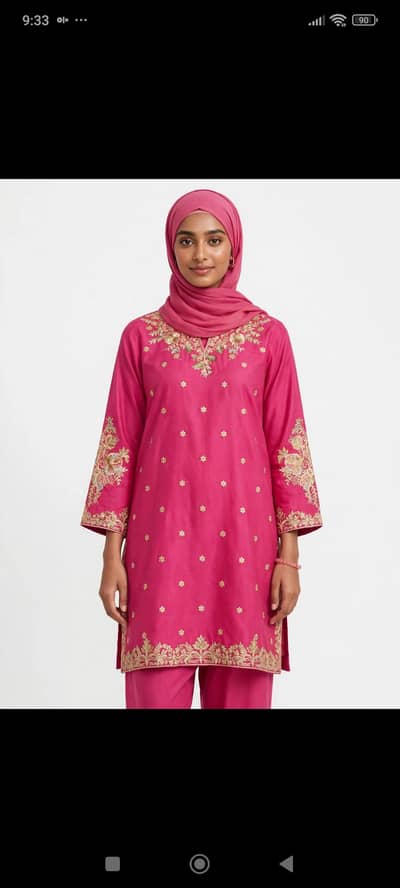 pink dress