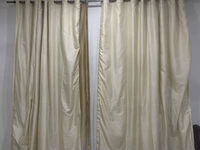 Silk Eyelet Curtains (pair)