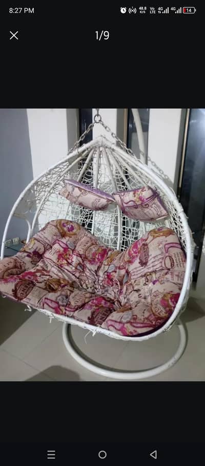 swing big size with large size window matching curtains