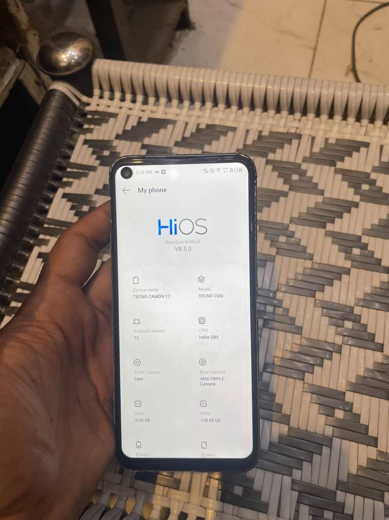 Tecno camon 17 10