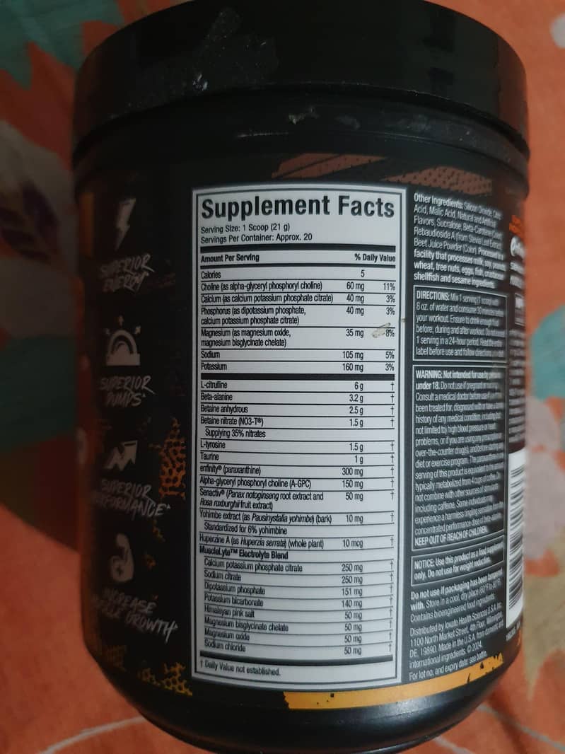 Muscletech PER WORKOUT 3