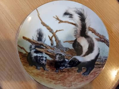 wall mount ceramic home decor plates