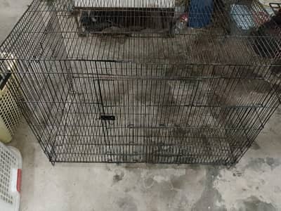 Iron cage for hen, parrot and cats