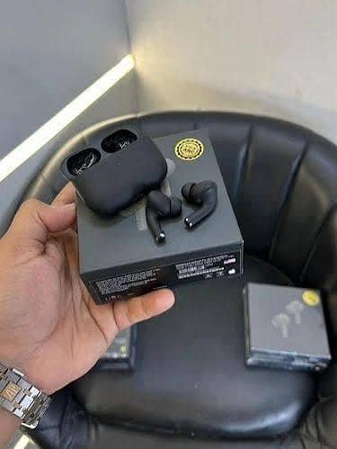 AirPods Pro2 Black Wireless Earbuds Bluetooth