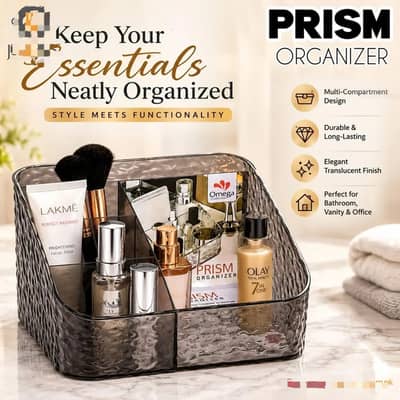 Prism Organizer (Acrylic Makeup & Vanity Organizer)