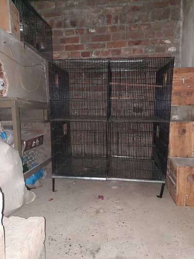 4 cabin cage and one pair Crusted Hogoromo working pair