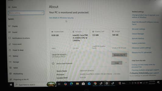 HP 840 G1 Core i5 4 Gen - 8GB / 160GB SSD