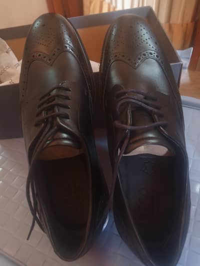 pure leather Italian formal shoe