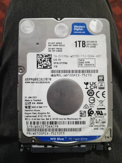 WD HDD 1TB