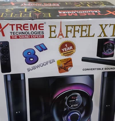 Eiffel XT 3 - 2.1 Multimedia Speaker With Convert Soundbar 8" Woofer
