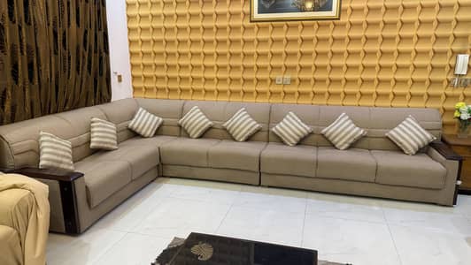 L shaped sofa