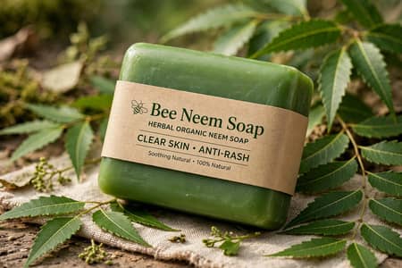 100% Organic beauty soap.