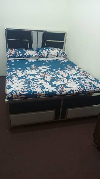 steel iron bed
