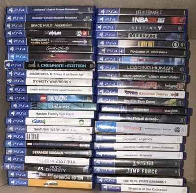 Large variety of ps4 used games