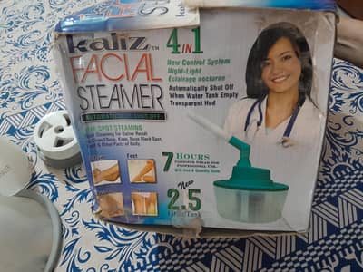 box packed kaliz 4 in 1 facial steamer