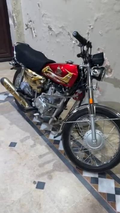 honda CG 125 gold edition new one hand bike 2025 2200 drive