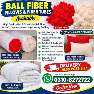 ball fiber  pillow quilts and tubes