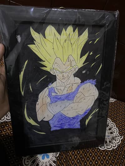 Original Hand-drawn Vegeta | Anime art work