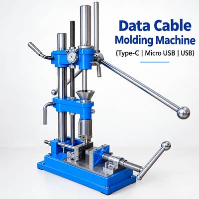 DATA CABLE MOLDING MACHINE With Free Raw Materials and Packing boxes
