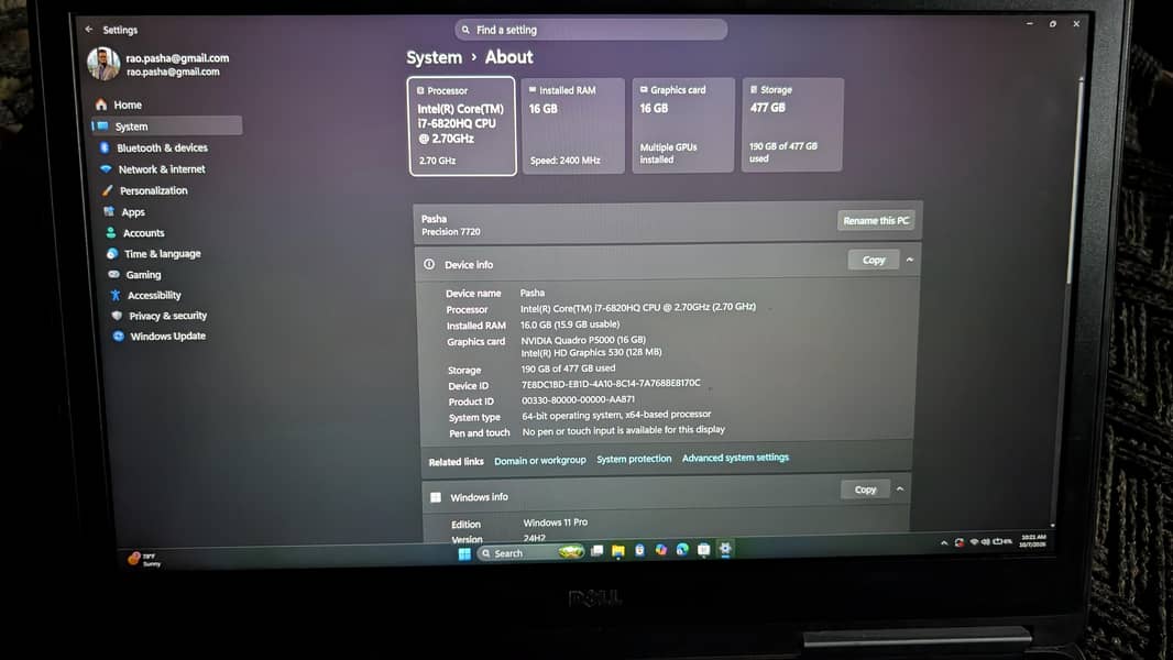 Dell precision 7720 7