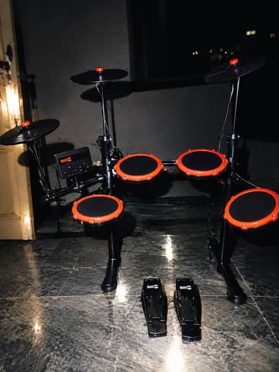 RockJam Mesh Head Electronic Drum Set with Drumstick