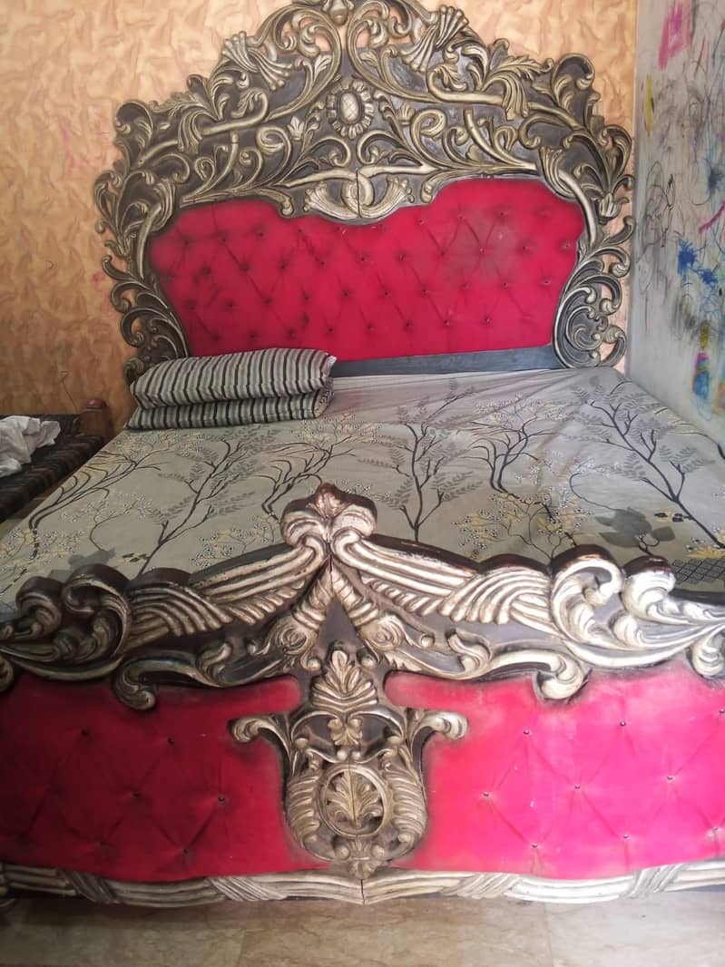 Wooden Bed Dressing sett 3