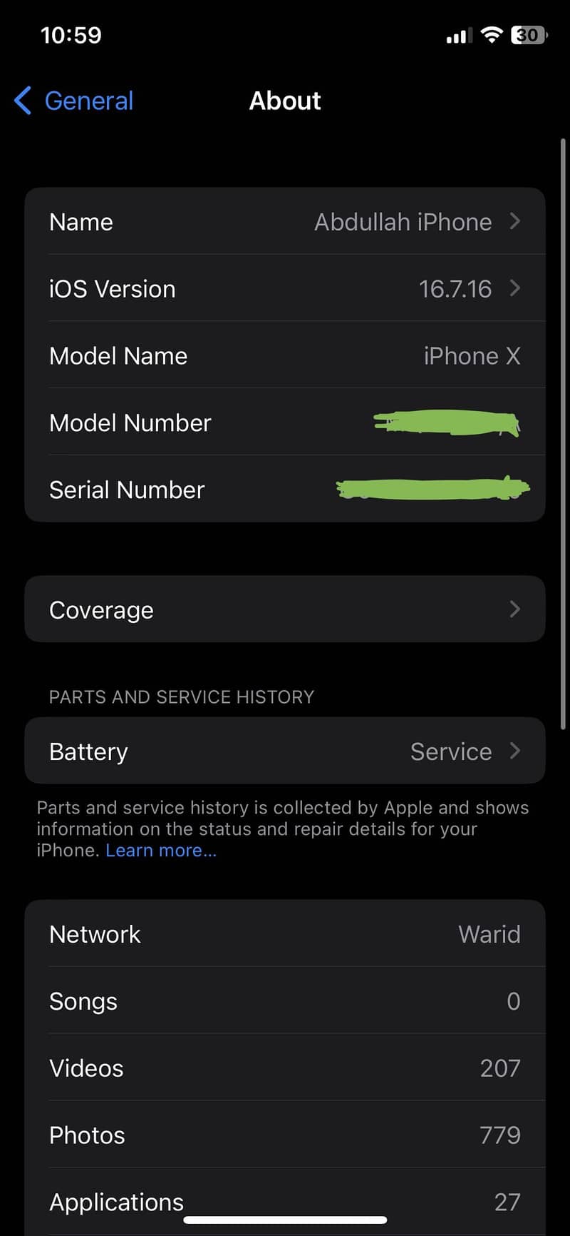 Apple iPhone X 7