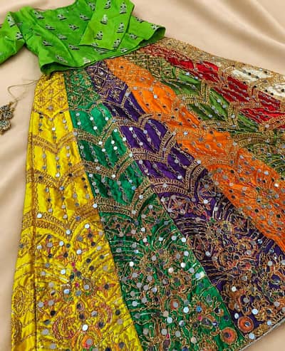 1 time wear lehnga choli