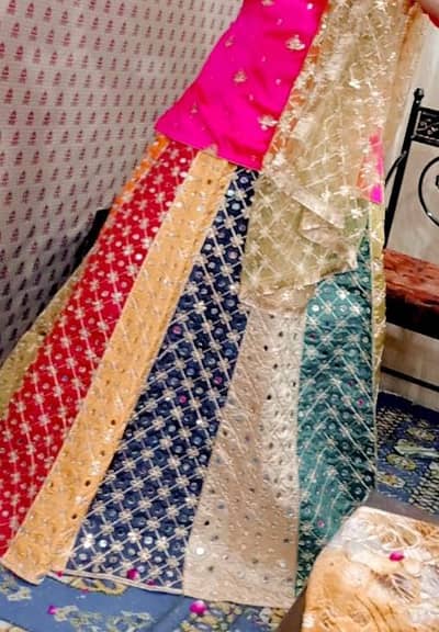 mehndi lengha