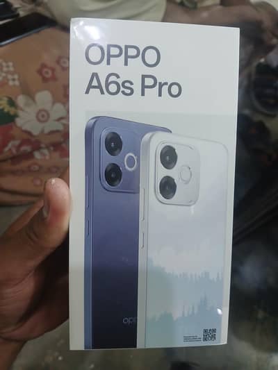 OPPO a6s pro 8gb/256gb box back