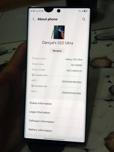 Samsung Mobile S22 Ultra