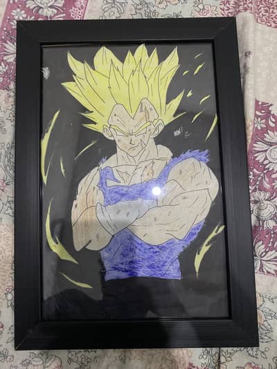Original Hand-drawn Vegeta | Anime art work