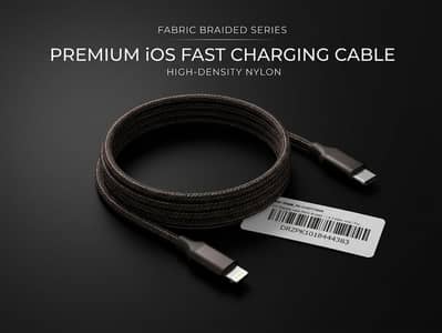 Brand New Sealed iPhone Braided Fast Charging Cable