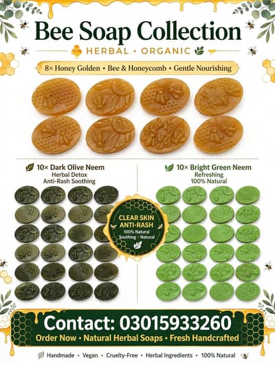 100% Organic beauty soap.